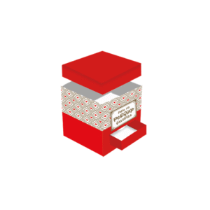 Caja cofre rosas