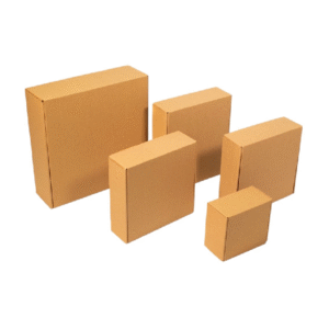 Caja corrugada cuadrada